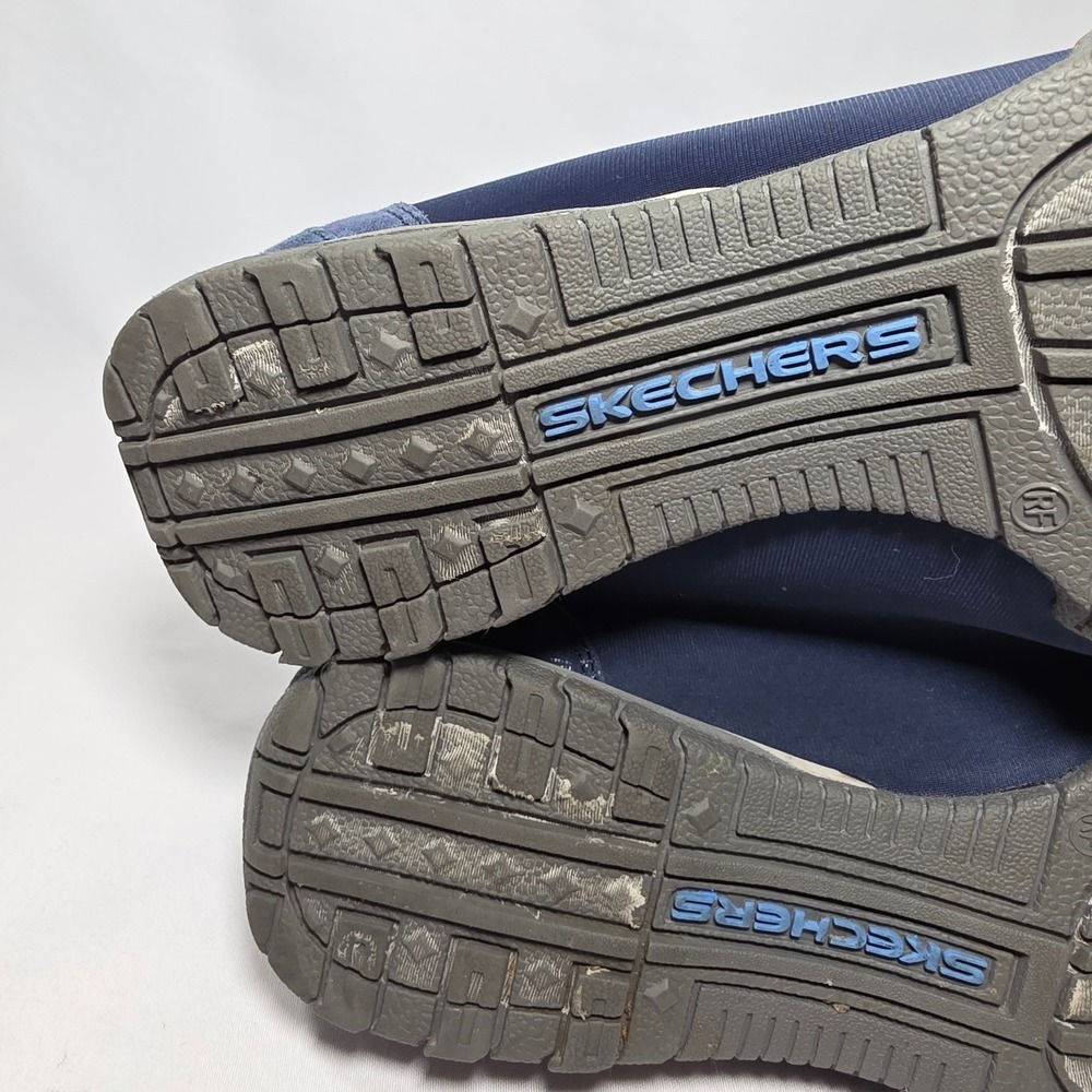 Skechers Fit EZ Relaxed Fit Womens Shoes Blue Slip On Flat Size 8.5 SN49225 - Picture 8 of 9